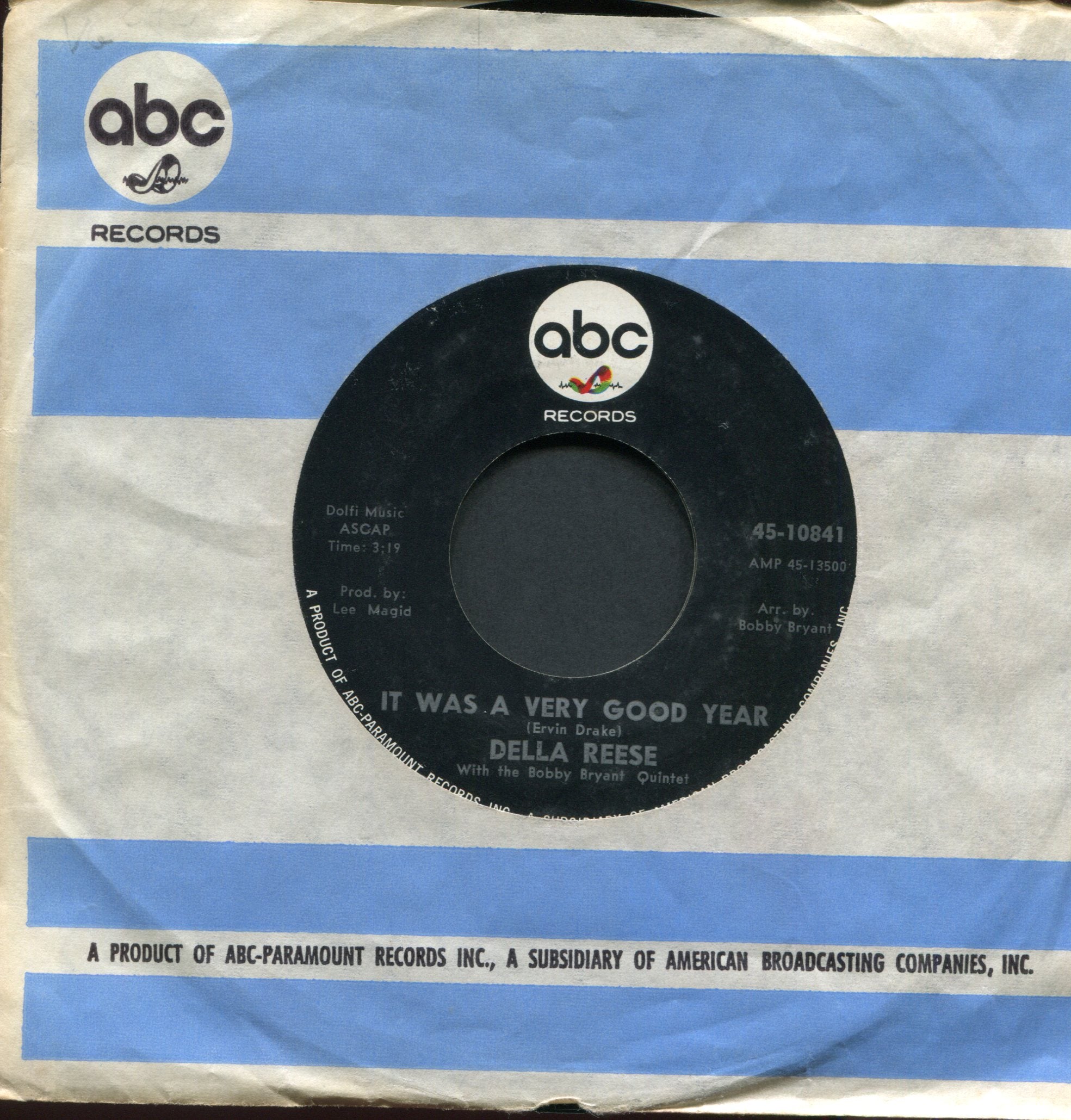 Della Reese - It Was A Very Good Year on ABC Mod Funk 45