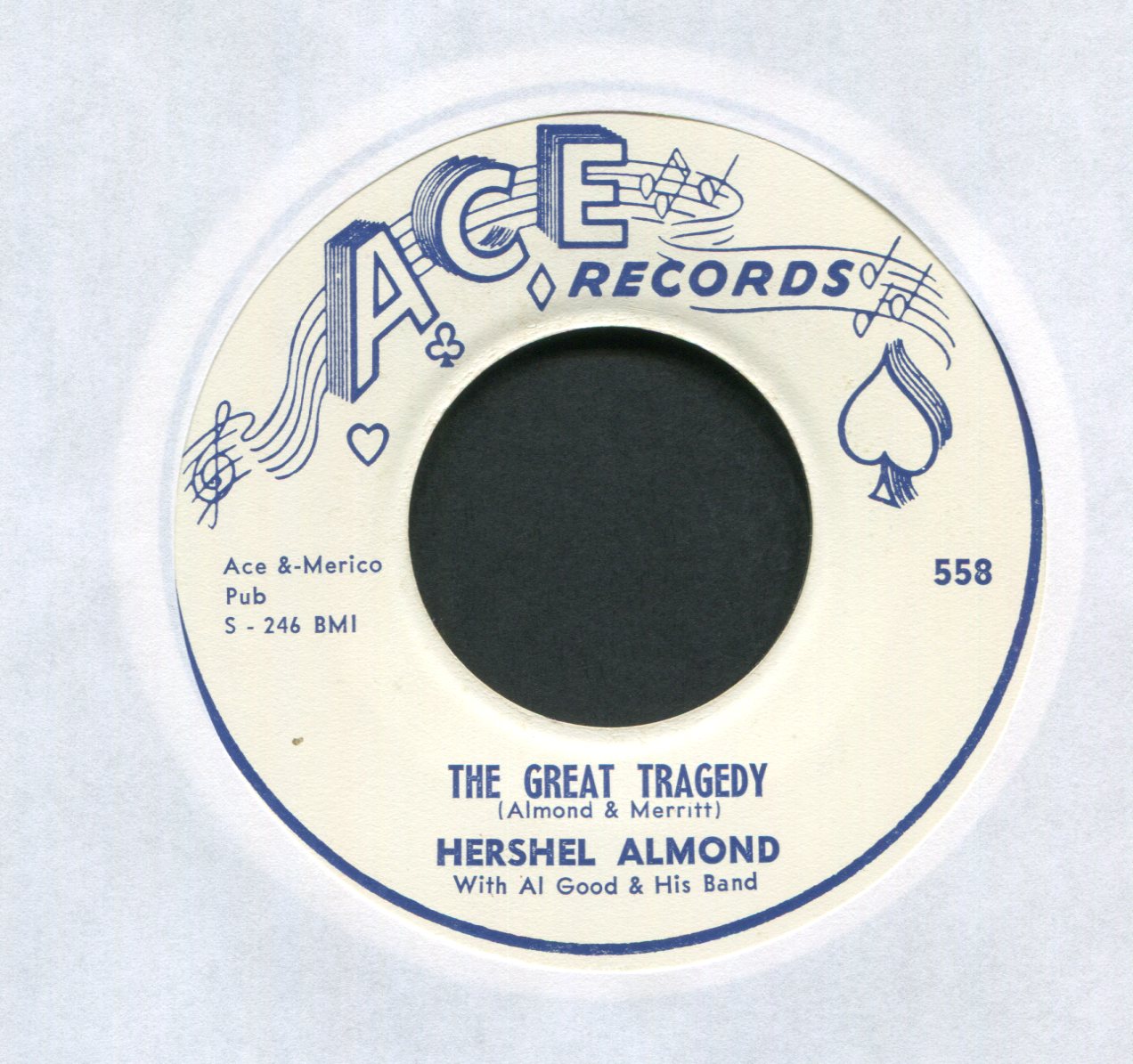 Hershel Almond - Let's Get It On on Ace Rockabilly 45