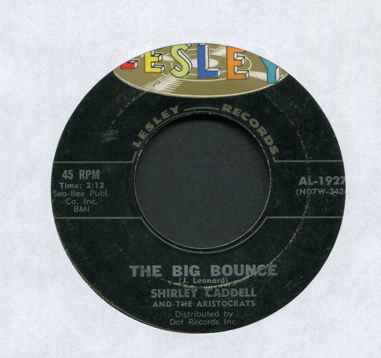 Shirley Caddell - The Big Bounce on Lesley Rockabilly 45