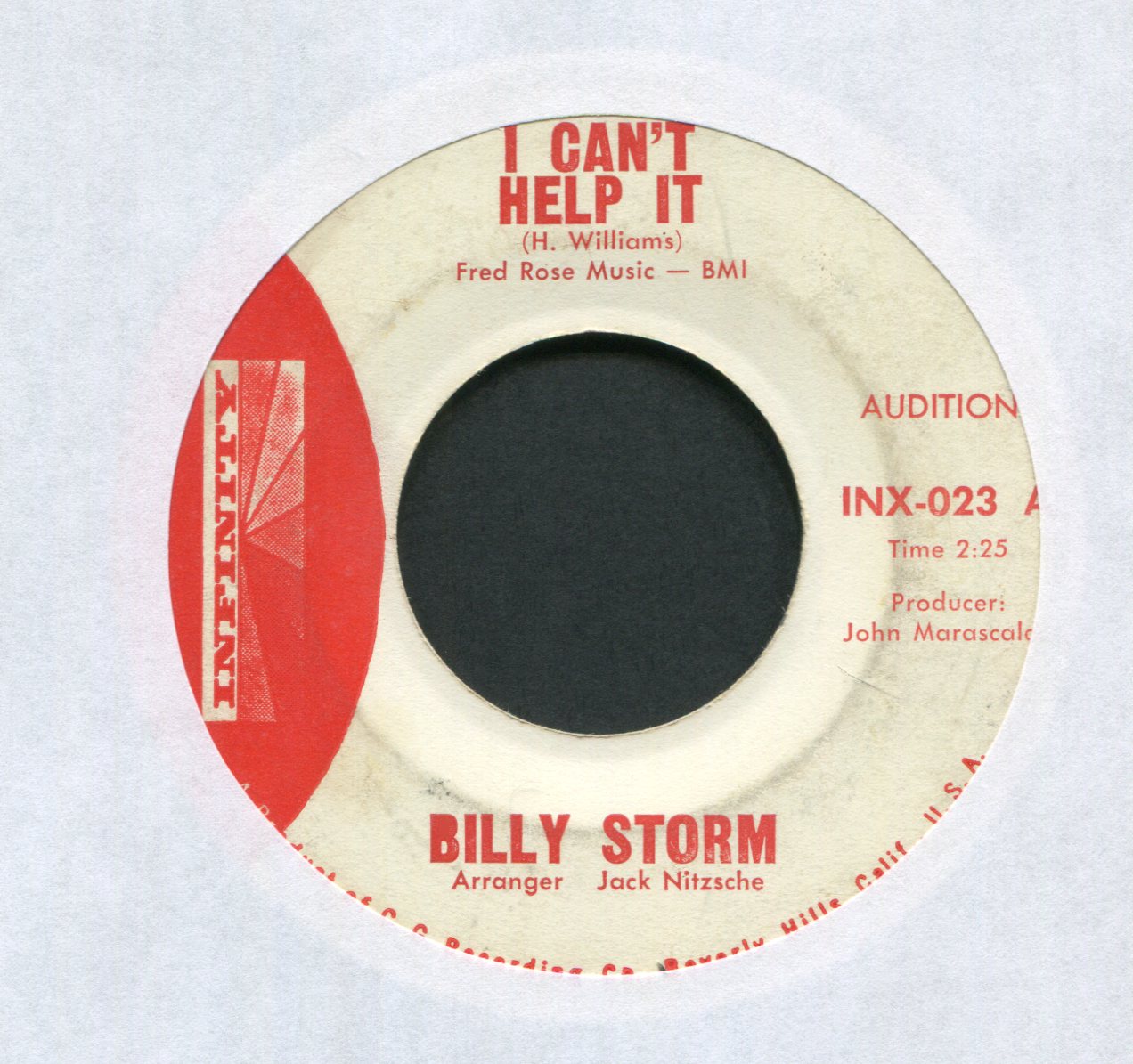 Billy Storm - Educated Fool on Infinity Promo Northern Soul 45