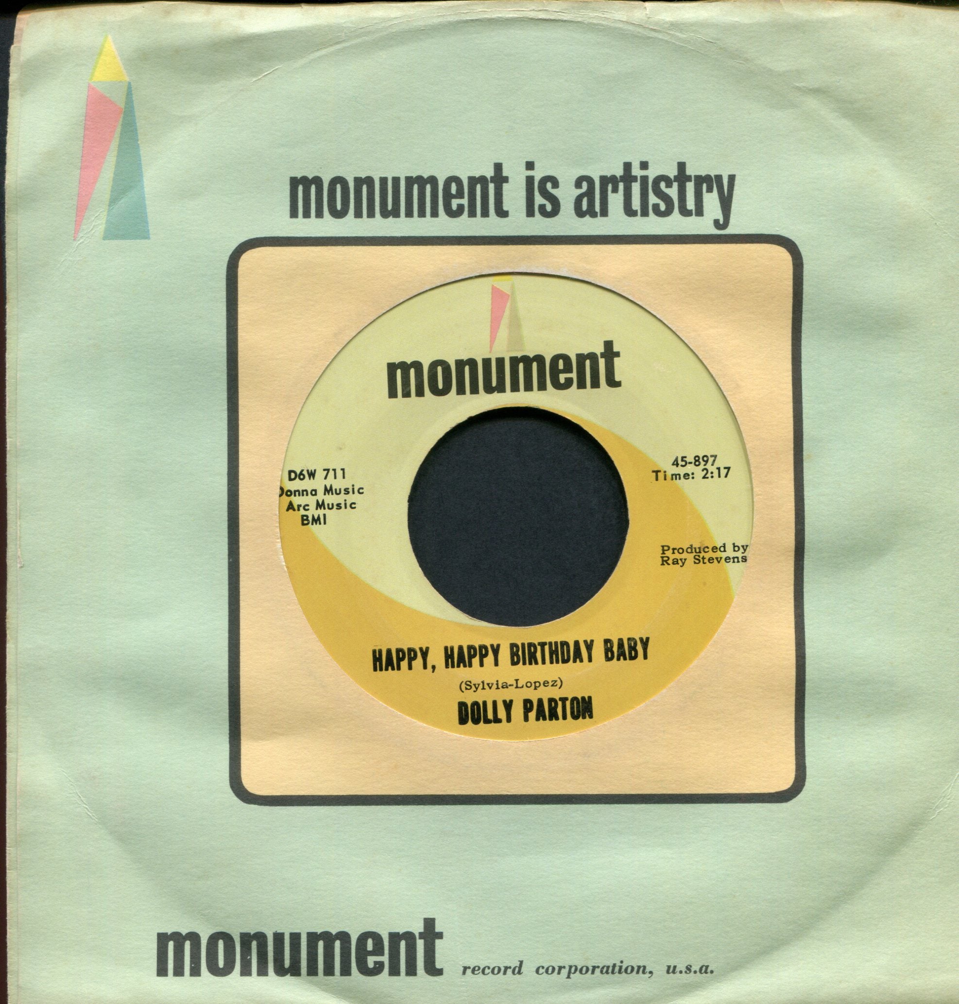 Dolly Parton - Old Enough To Know Better on Monument Northern Soul 45