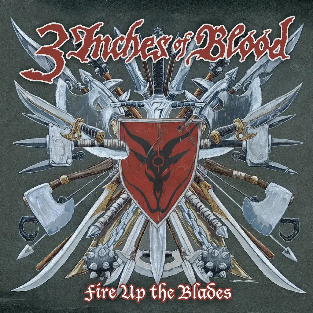 3 Inches of Blood - Fire Up The Blades [Crimson Fire Vinyl]