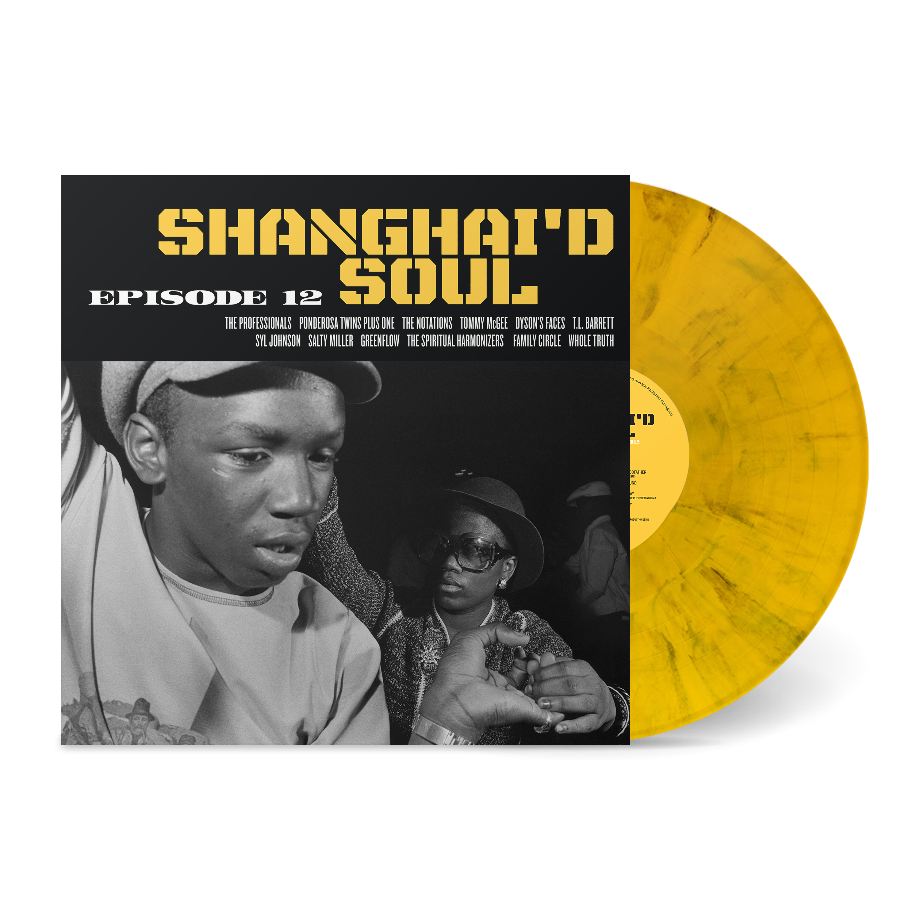 Various - Shanghai'D Soul Episode 12 [Opaque Yellow & Black Splatter Vinyl]