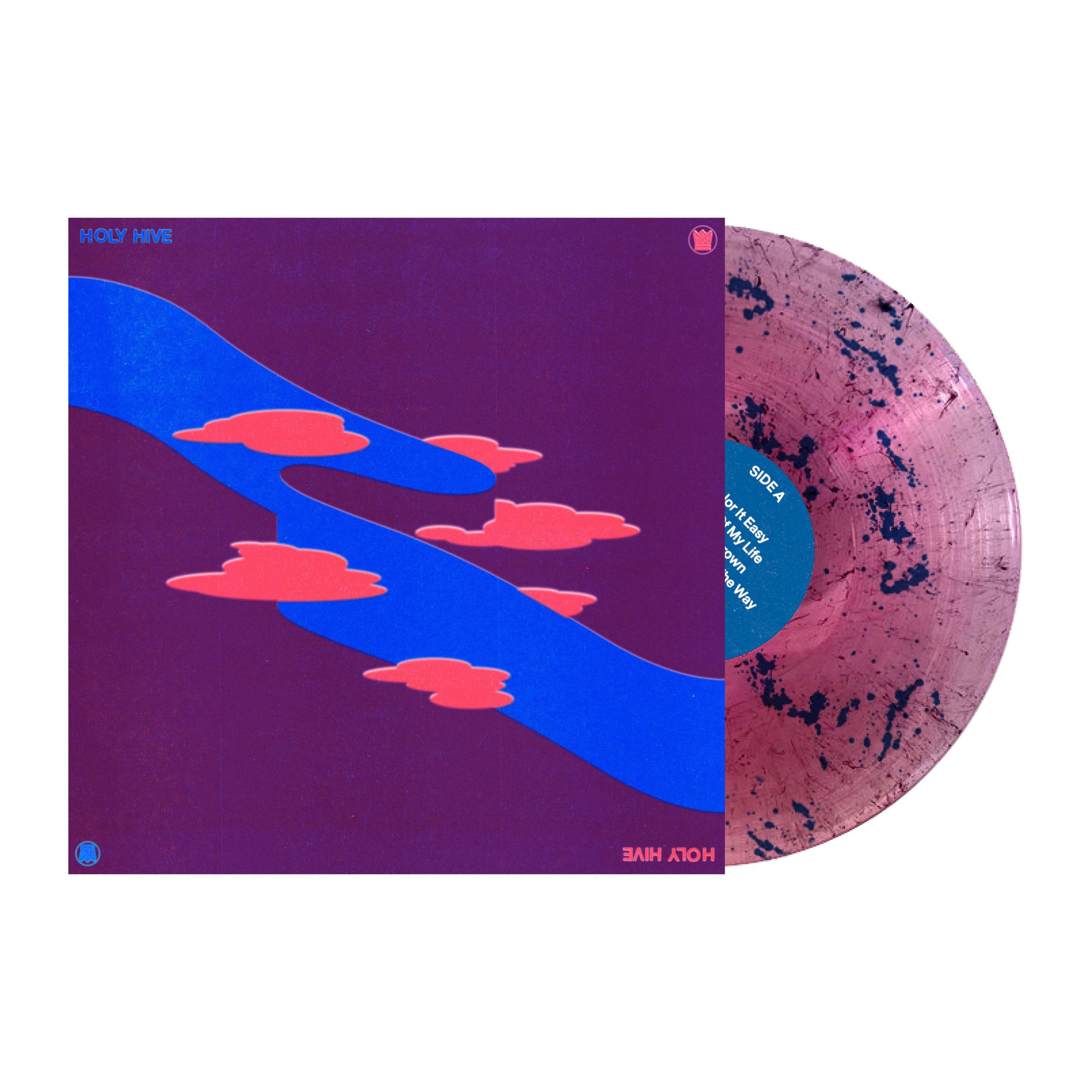 [DAMAGED] Holy Hive - Holy Hive [Indie-Exclusive Translucent Pink w/ Blue Splatter Vinyl]