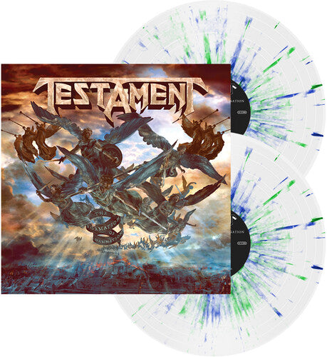 Testament - The Formation of Damnation [White w/ Blue & Green Splatter Vinyl]