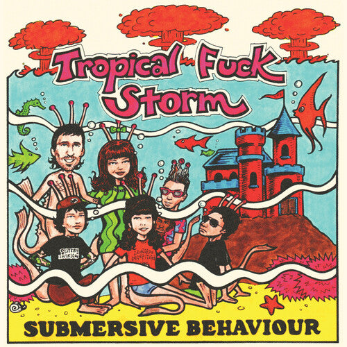 Tropical Fuck Storm - Submersive Behaviour [Clear & Aqua Blue Smoke Vinyl]