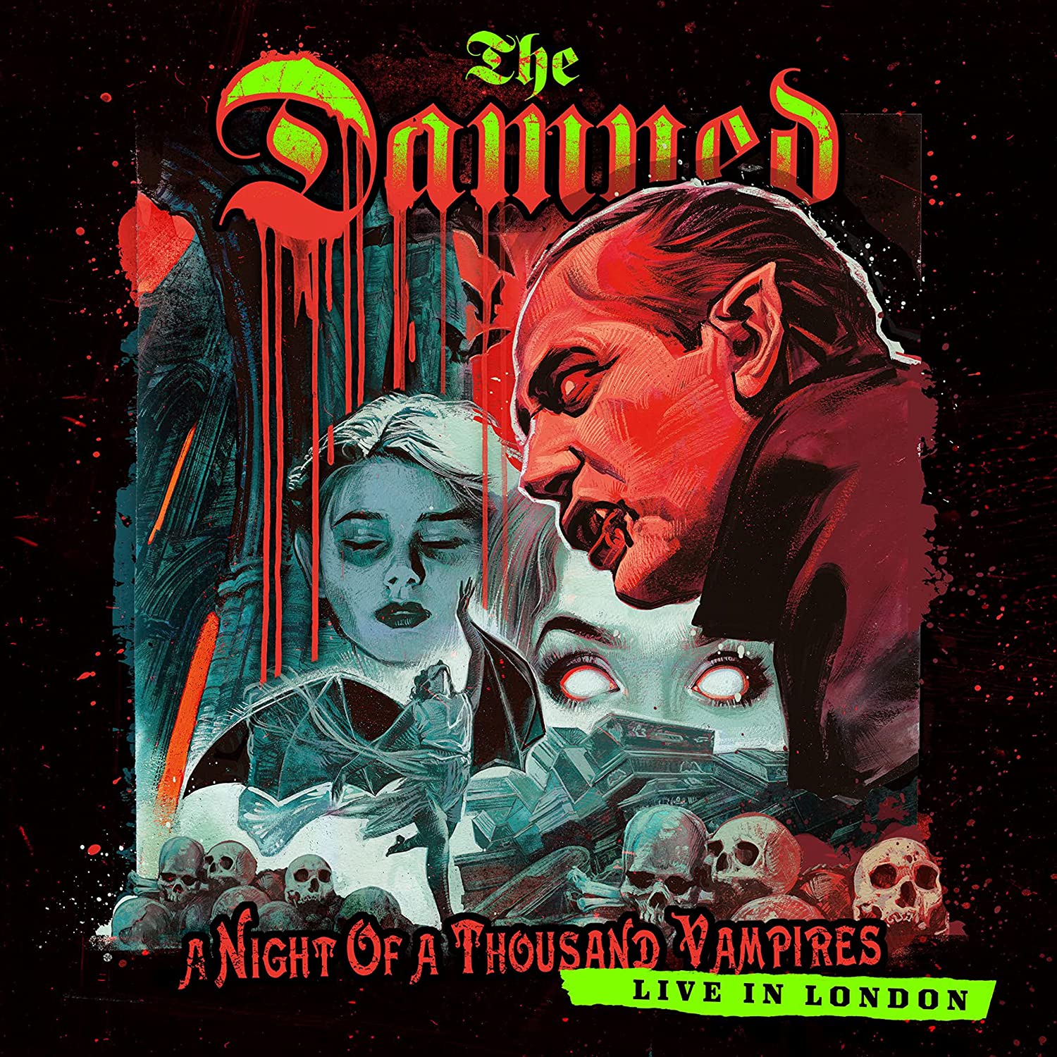 The Damned - A Night Of A Thousand Vampires [Indie-Exclusive Glow in Dark Vinyl]