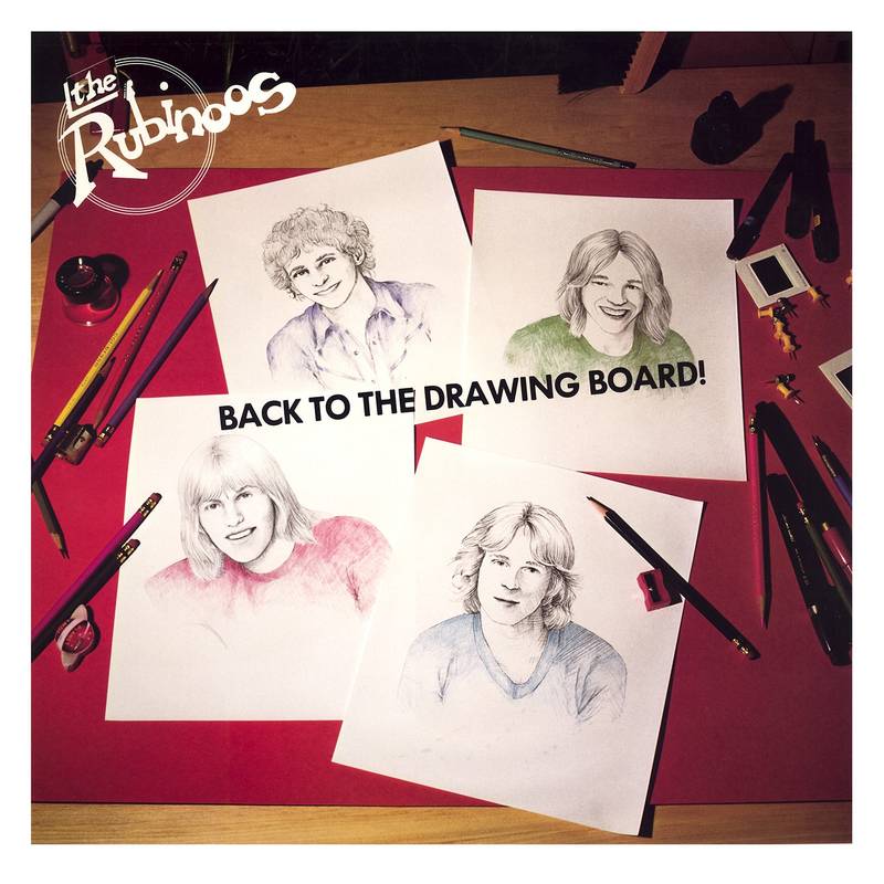 The Rubinoos - Back to the Drawing Board [Ruby & Black Splatter Vinyl]