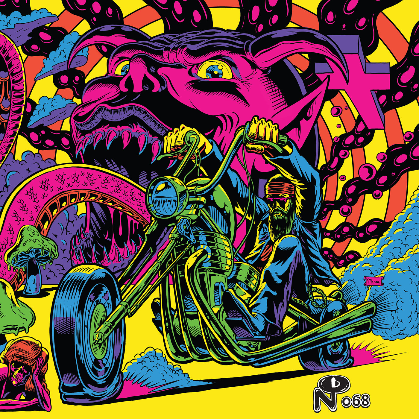 Various - Warfaring Strangers: Acid Nightmares [Neon Purple 2LP]