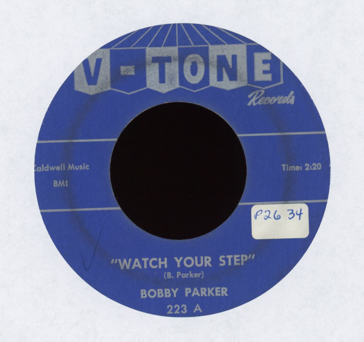 Bobby Parker - Watch Your Step on V-Tone – Plaid Room Records