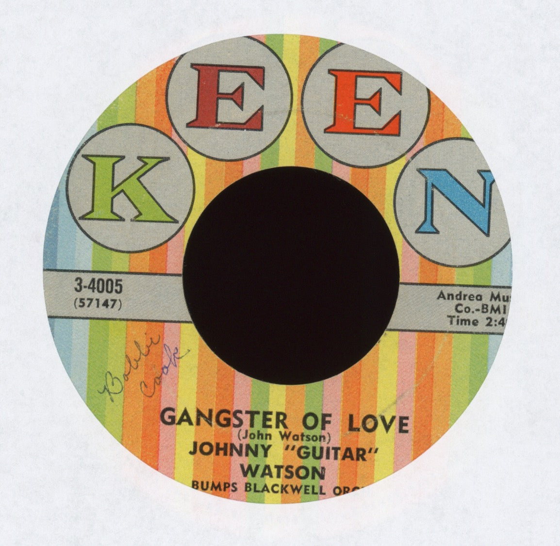 Johnny Guitar Watson - Gangster Of Love on Keen