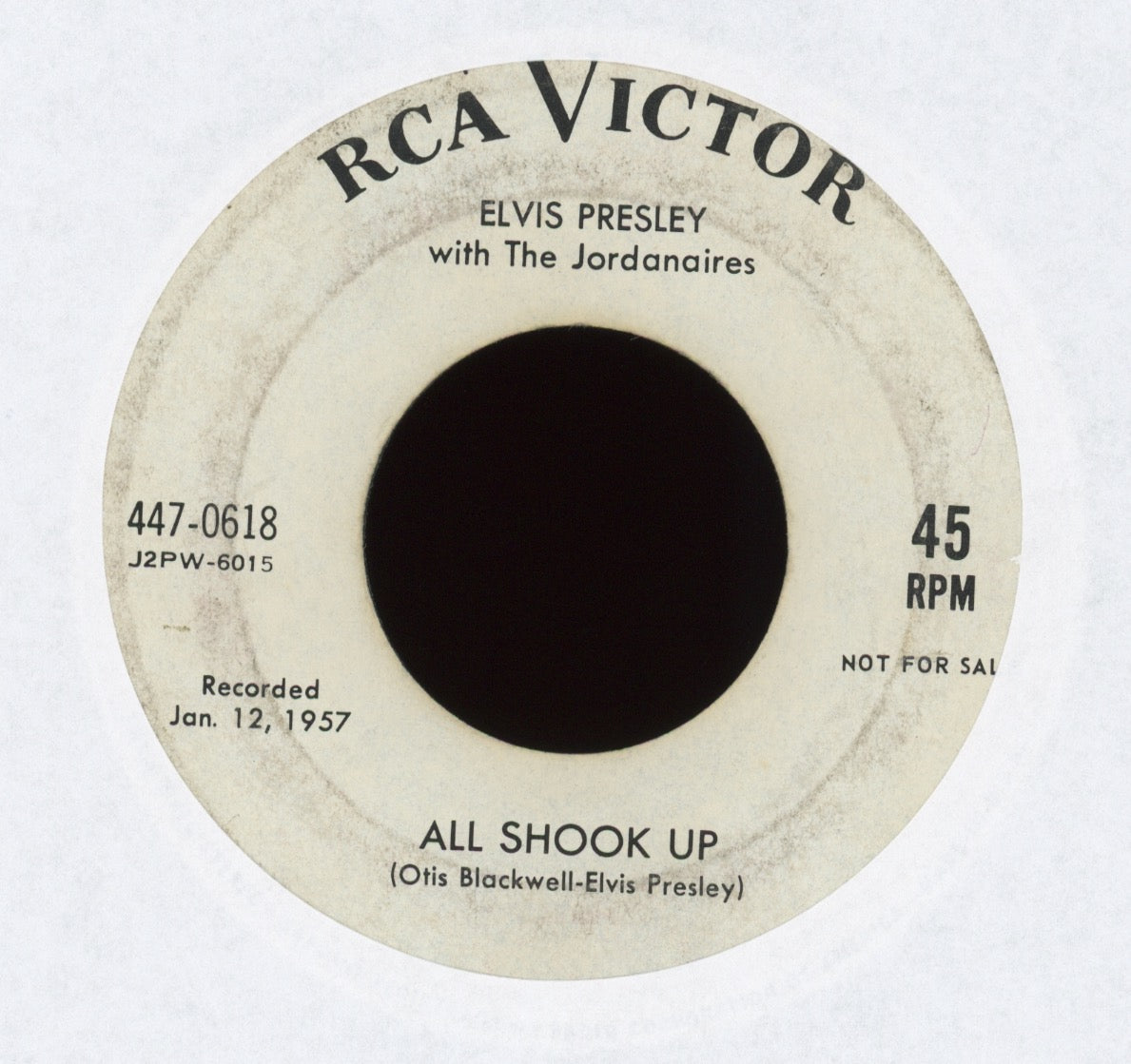 Elvis Presley - All Shook Up on RCA 447-0618 Gold Standard Promo