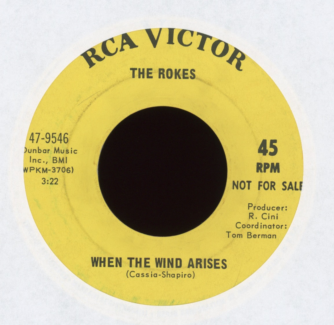 The Rokes - When The Wind Arises on RCA Promo