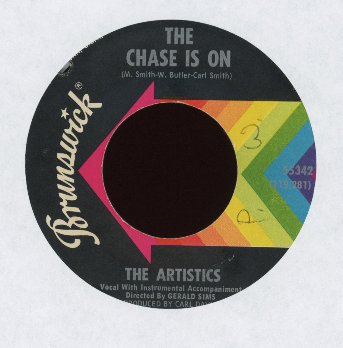 The Artistics - The Chase Is On on Brunswick