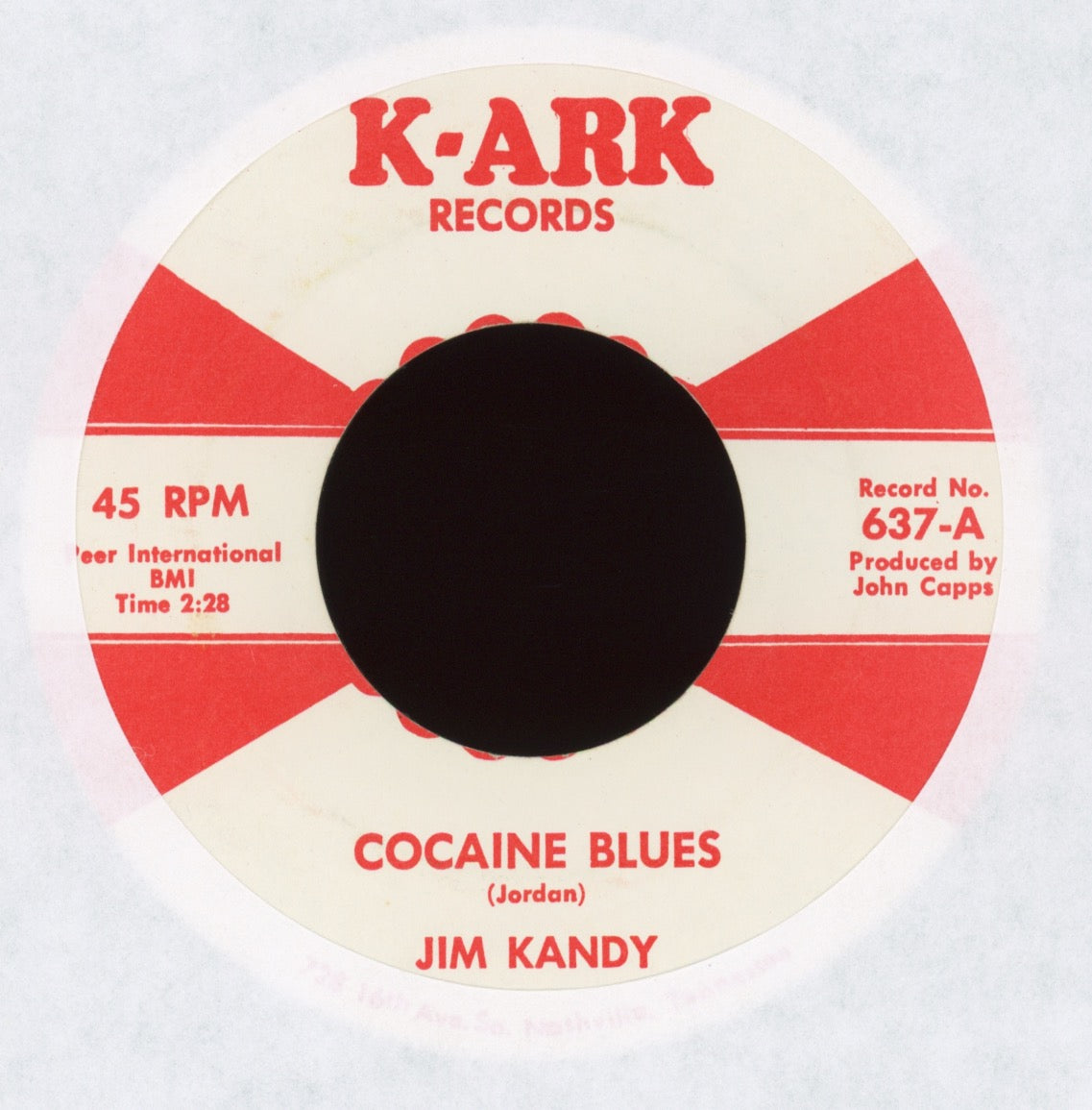 Jim Kandy - Cocaine Blues on K-Ark