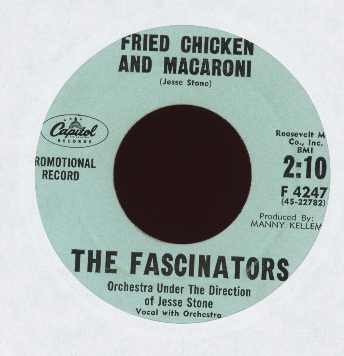 The Fascinators - Oh Rose Marie on Capitol Promo