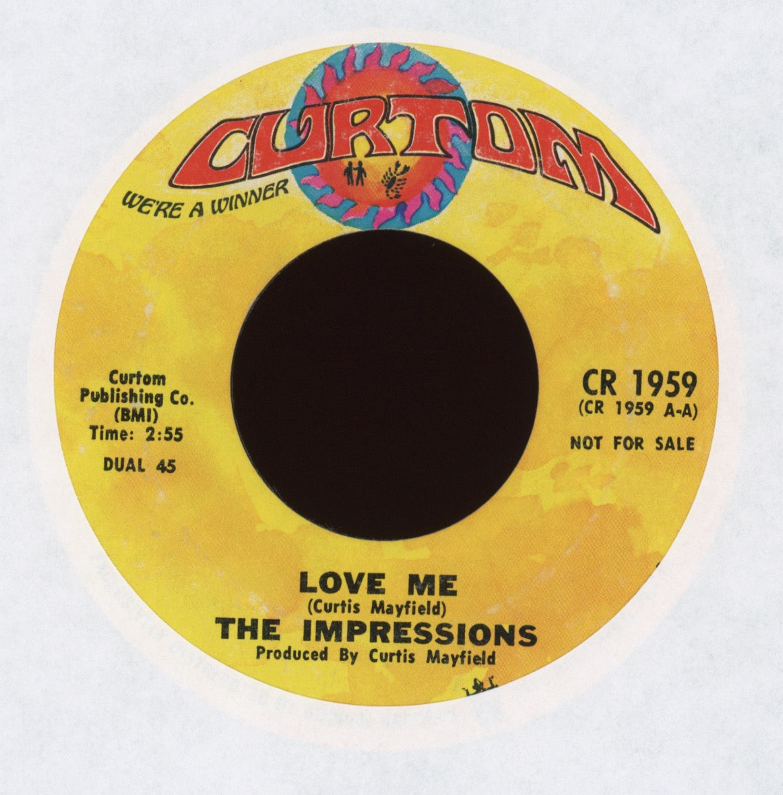 The Impressions - Love Me on Curtom Promo