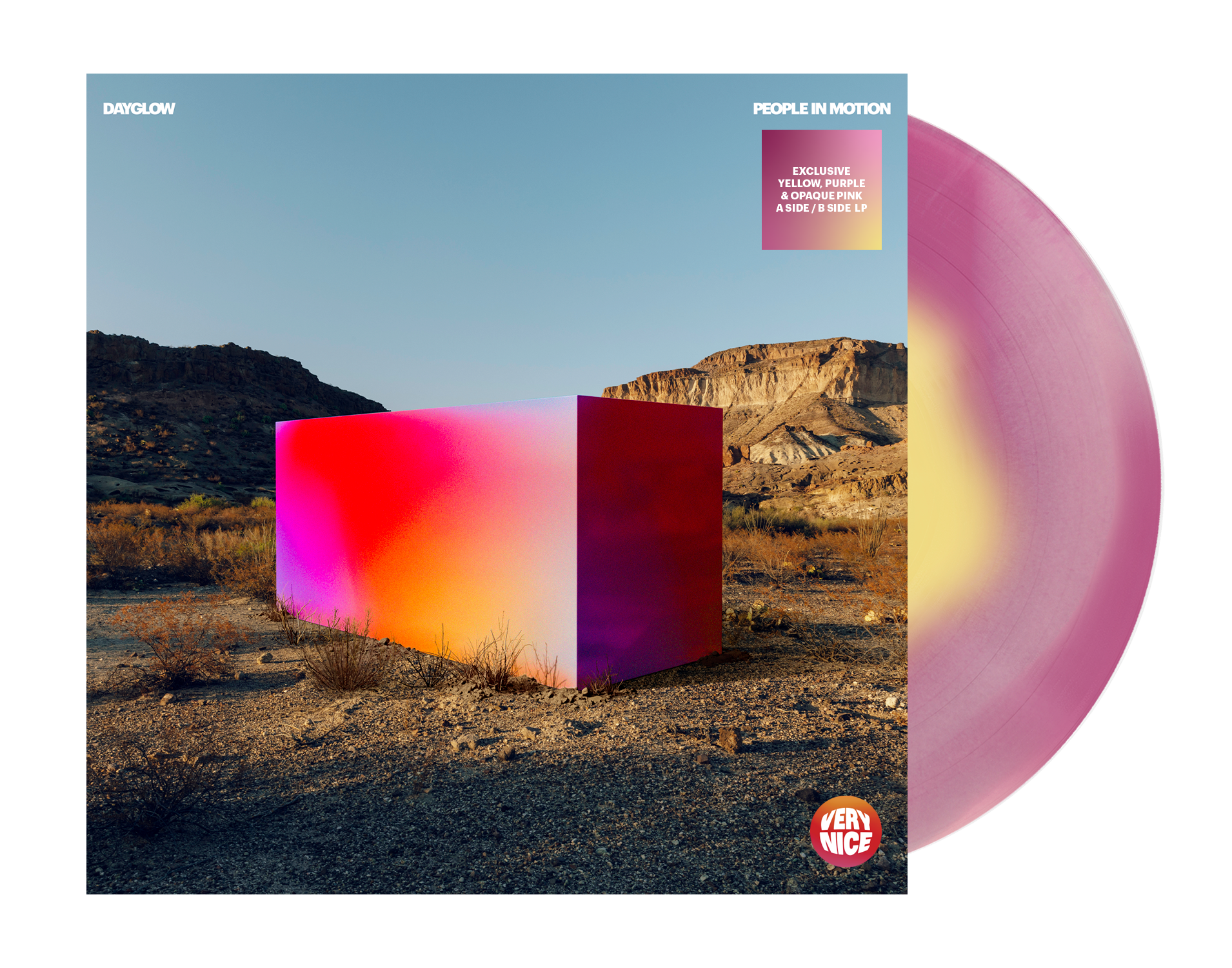 Dayglow - People In Motion (Indie-Exclusive Yellow, Purple & Opaque Pink Vinyl)