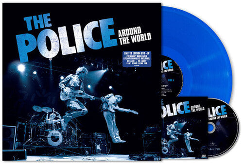 [DAMAGED] The Police - Around The World (Restored & Expanded) [Blue Vinyl / DVD]