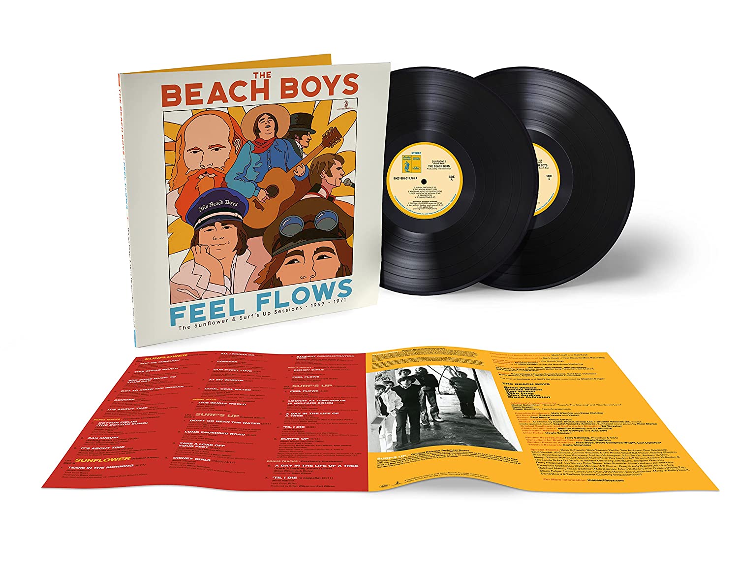 [DAMAGED] The Beach Boys - Feel Flows The Sunflower & Surf's Up Sessions 1969-1971 [2-lp]