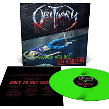 Obituary - Slowly We Rot - Live And Rotting [Green Vinyl]