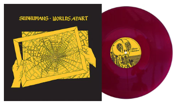 Subhumans - Worlds Apart [Indie-Exclusive Deep Purple Vinyl]