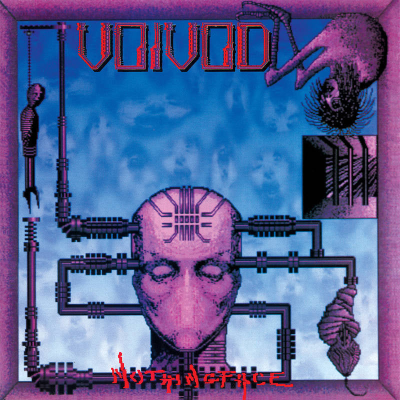 [DAMAGED] Voivod - Nothingface [Pink w/ Blue Swirl Vinyl]