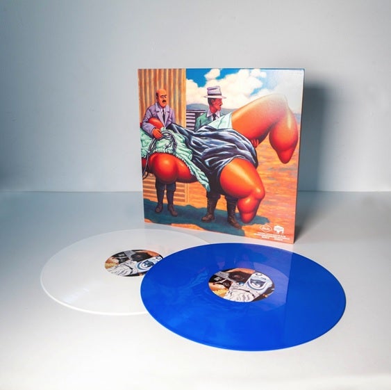 [DAMAGED] The Mars Volta - Amputechture [White & Muritz Blue Vinyl] [LIMIT 1 PER CUSTOMER]