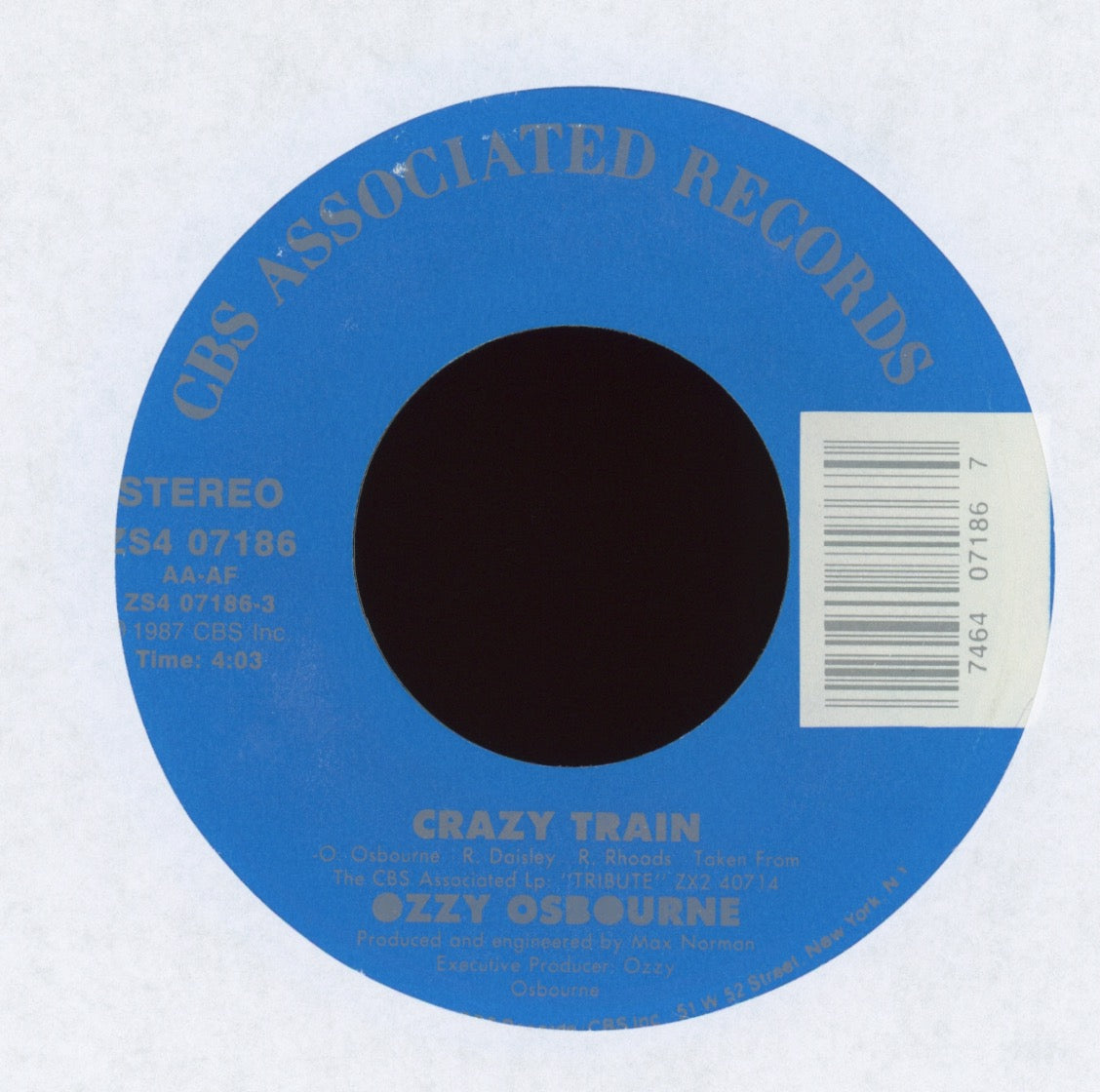 Ozzy Osbourne - Crazy Train on CBS Associated