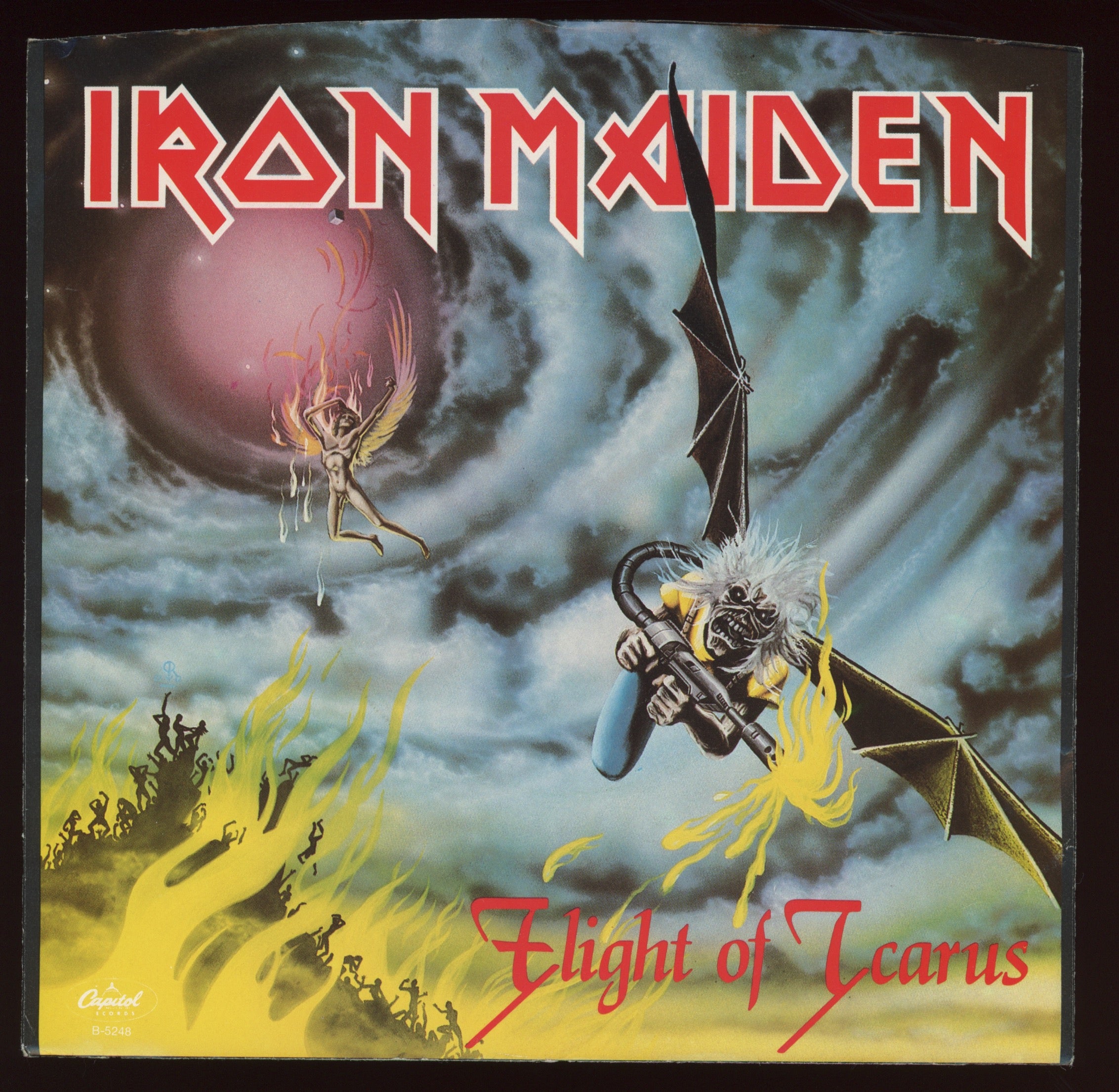 Iron Maiden - Flight Of Icarus on Capitol 45 With Picture Sleeve