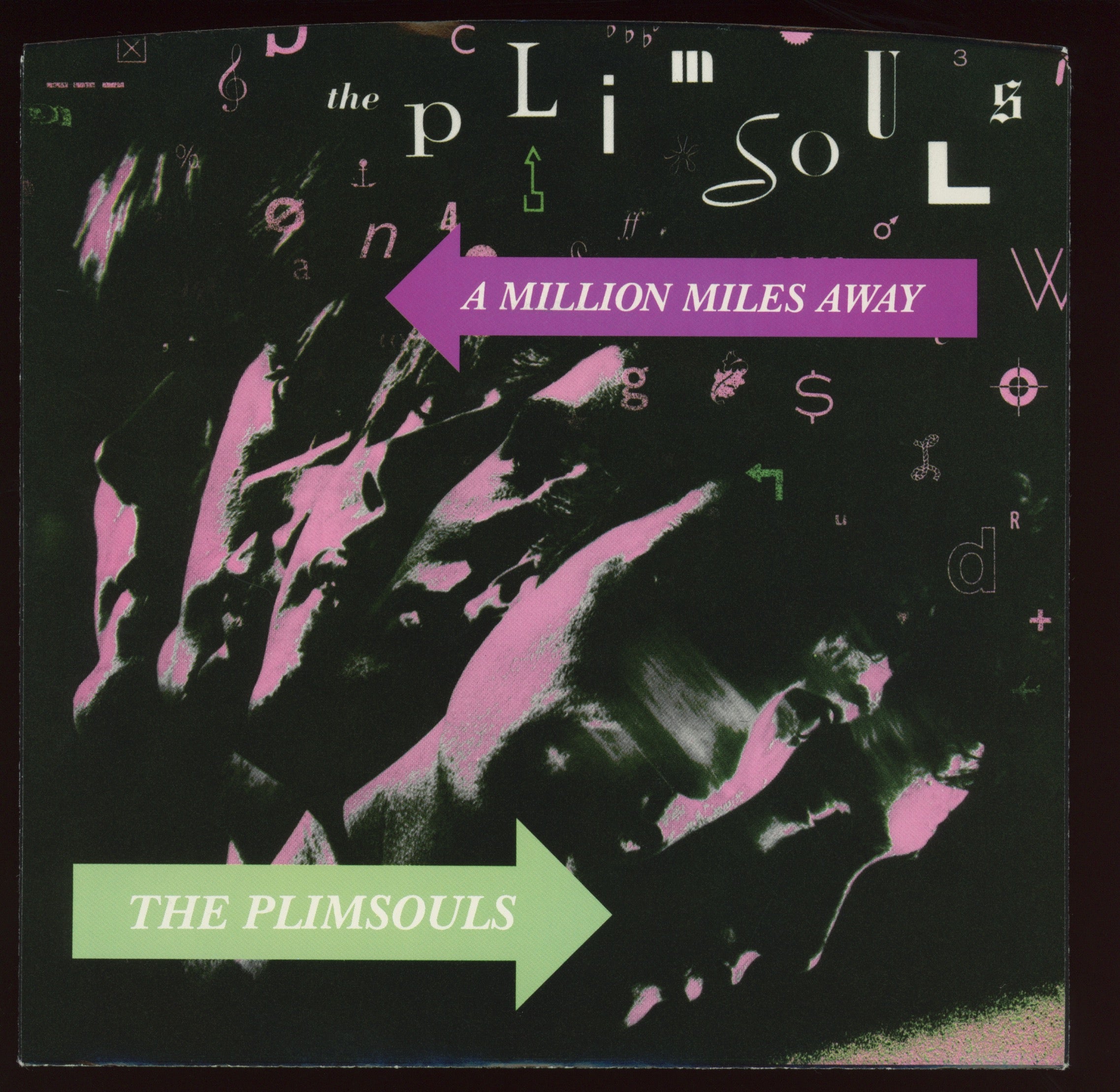 The Plimsouls - A Million Miles Away on Geffen With Picture Sleeve