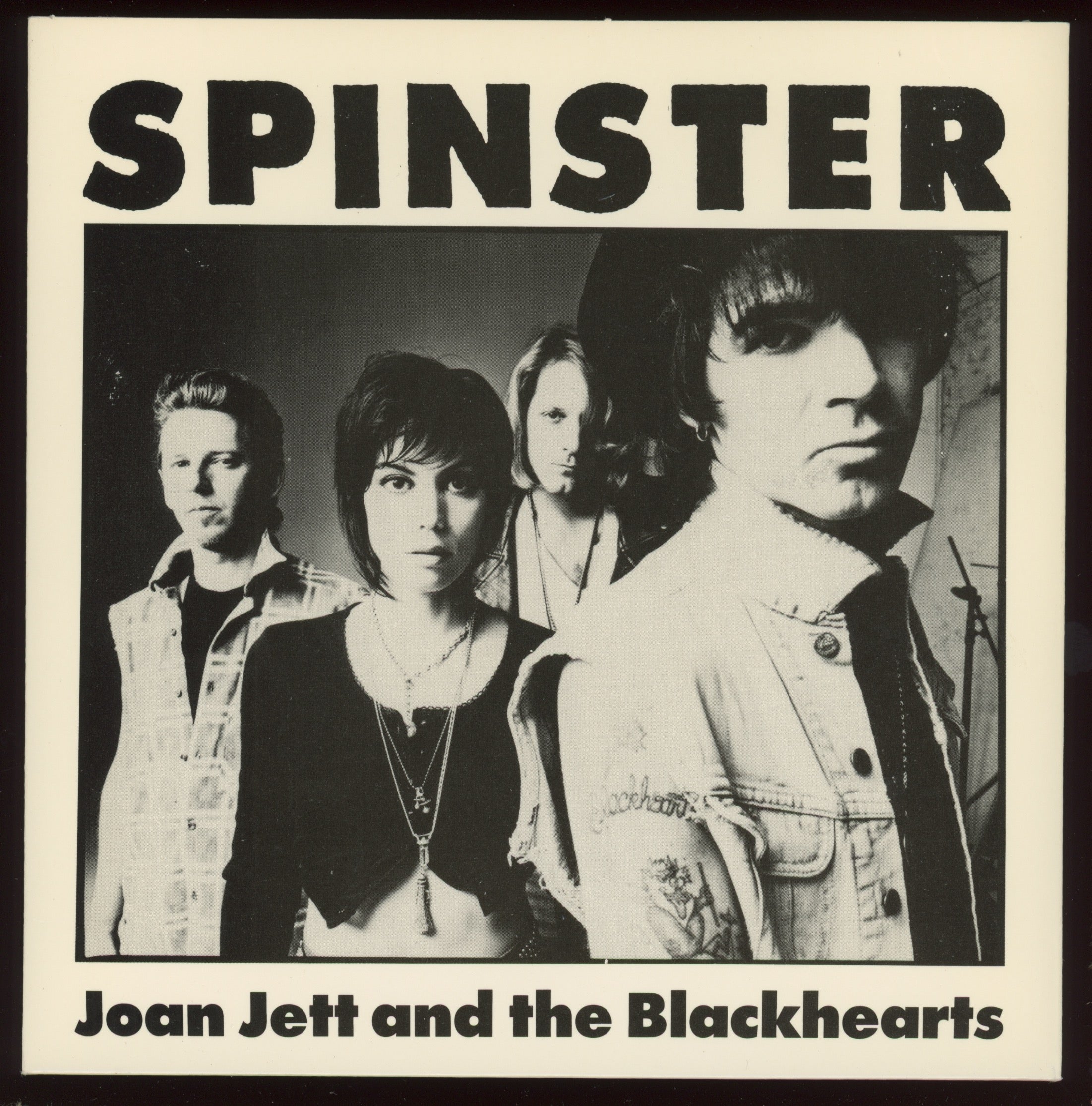 Joan Jett & The Blackhearts - Spinster on Blackheart Blue Vinyl With Picture Sleeve