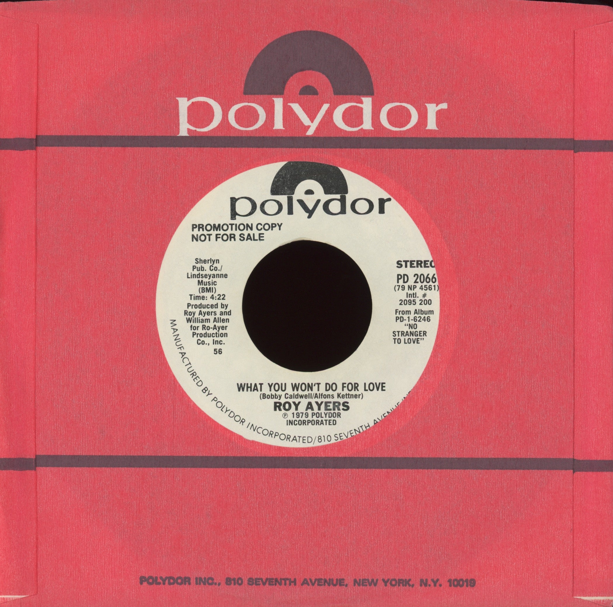 Roy Ayers - What You Won't Do For Love on Polydor Promo