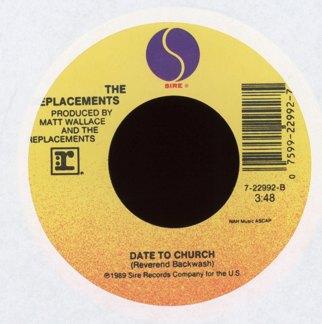 The Replacements - I'll Be You on Sire With Picture Sleeve