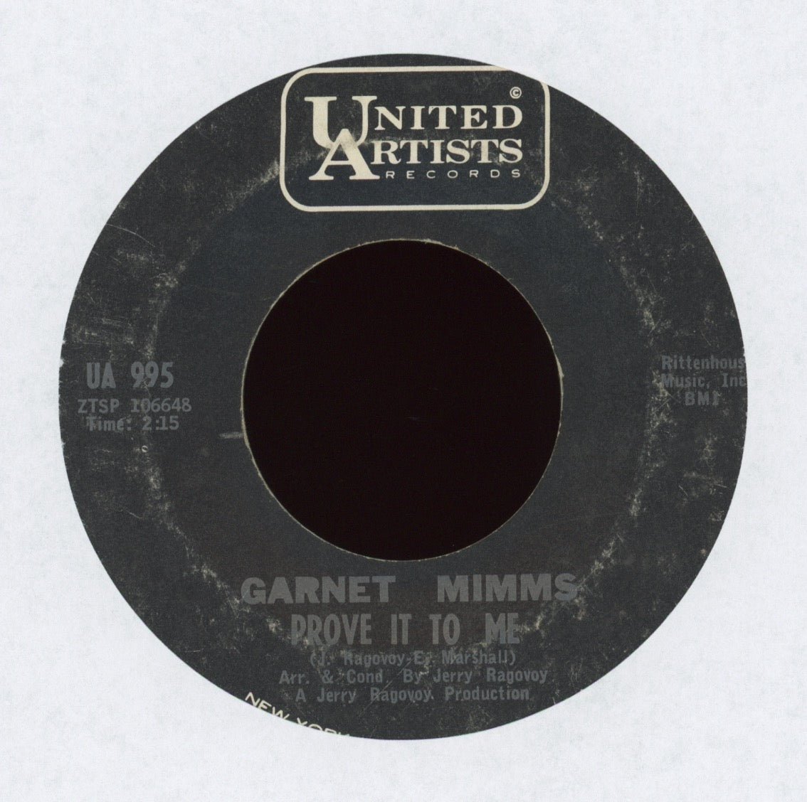 Garnet Mimms - I'll Take Good Care Of You on United Artists