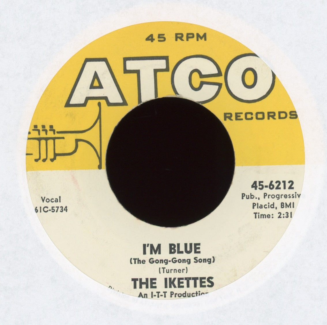 The Ikettes - I'm Blue (The Gong-Gong Song) on Atco