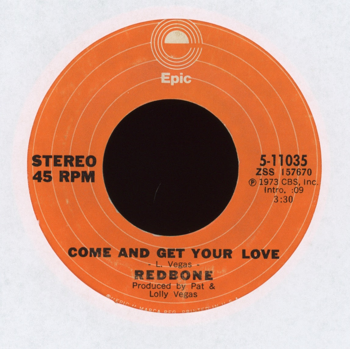 Redbone - Come And Get Your Love on Epic