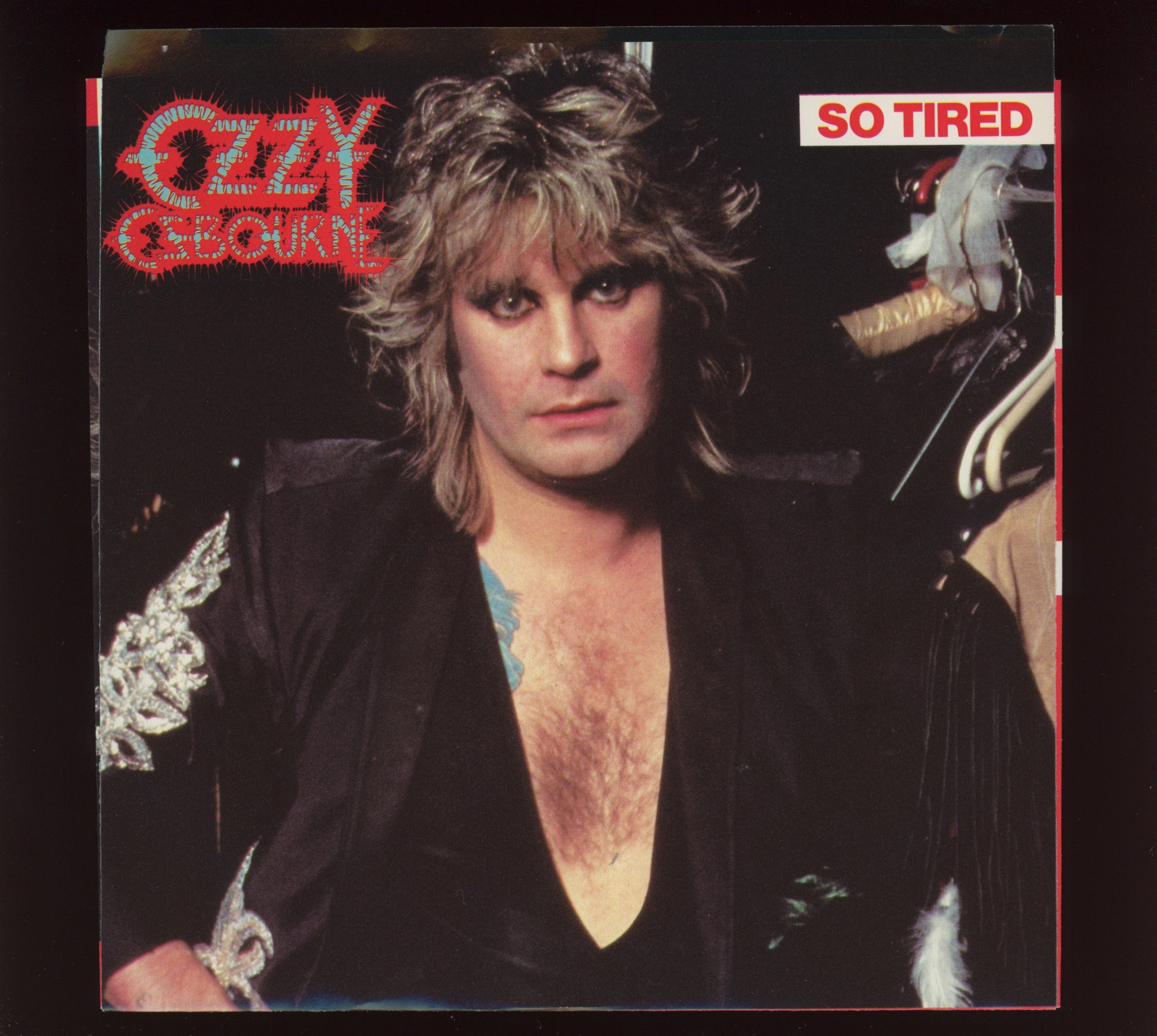 Ozzy Osbourne - So Tired on CBS Associated With Picture Sleeve