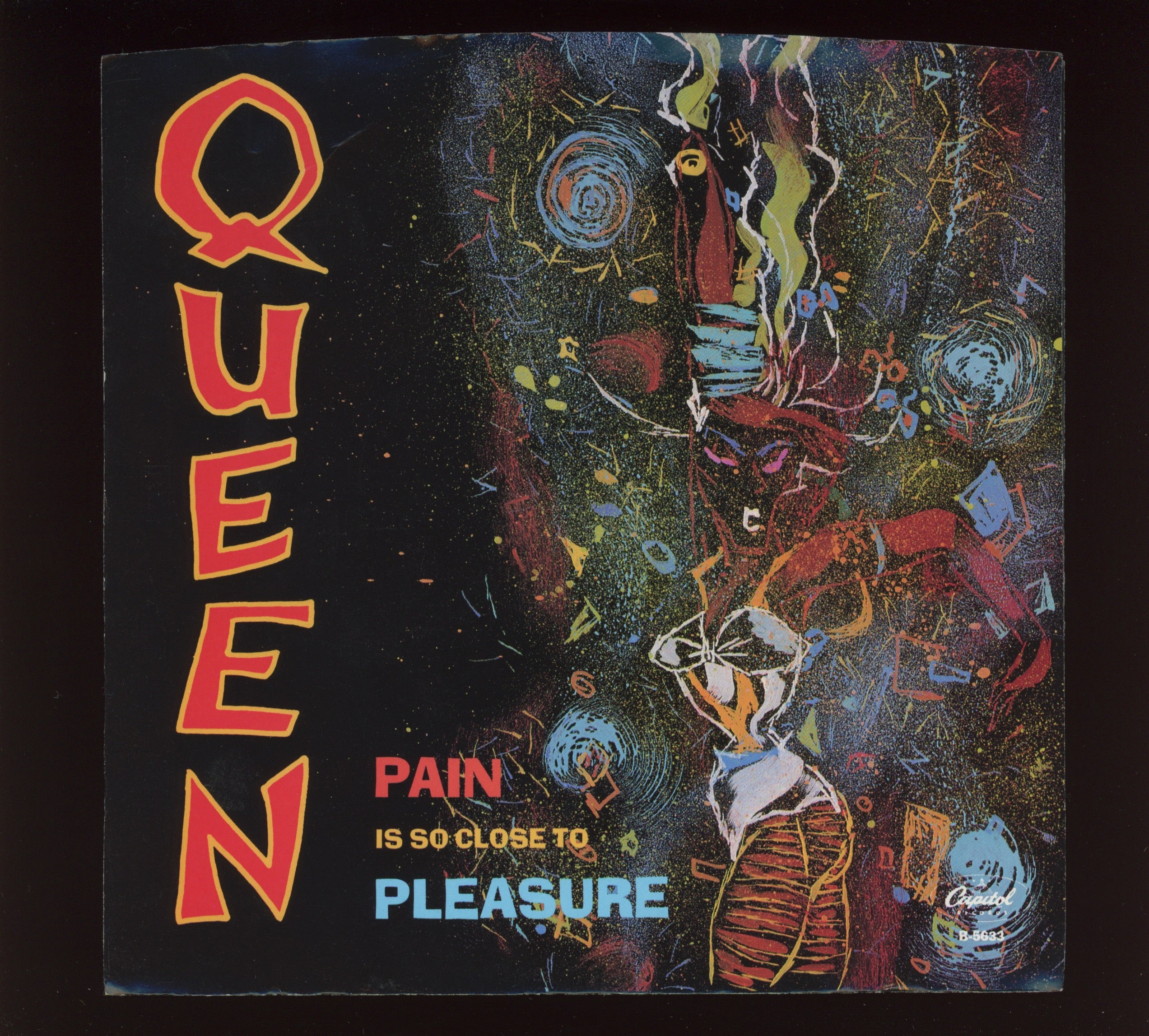 Queen - Pain Is So Close To Pleasure on Capitol With Picture Sleeve