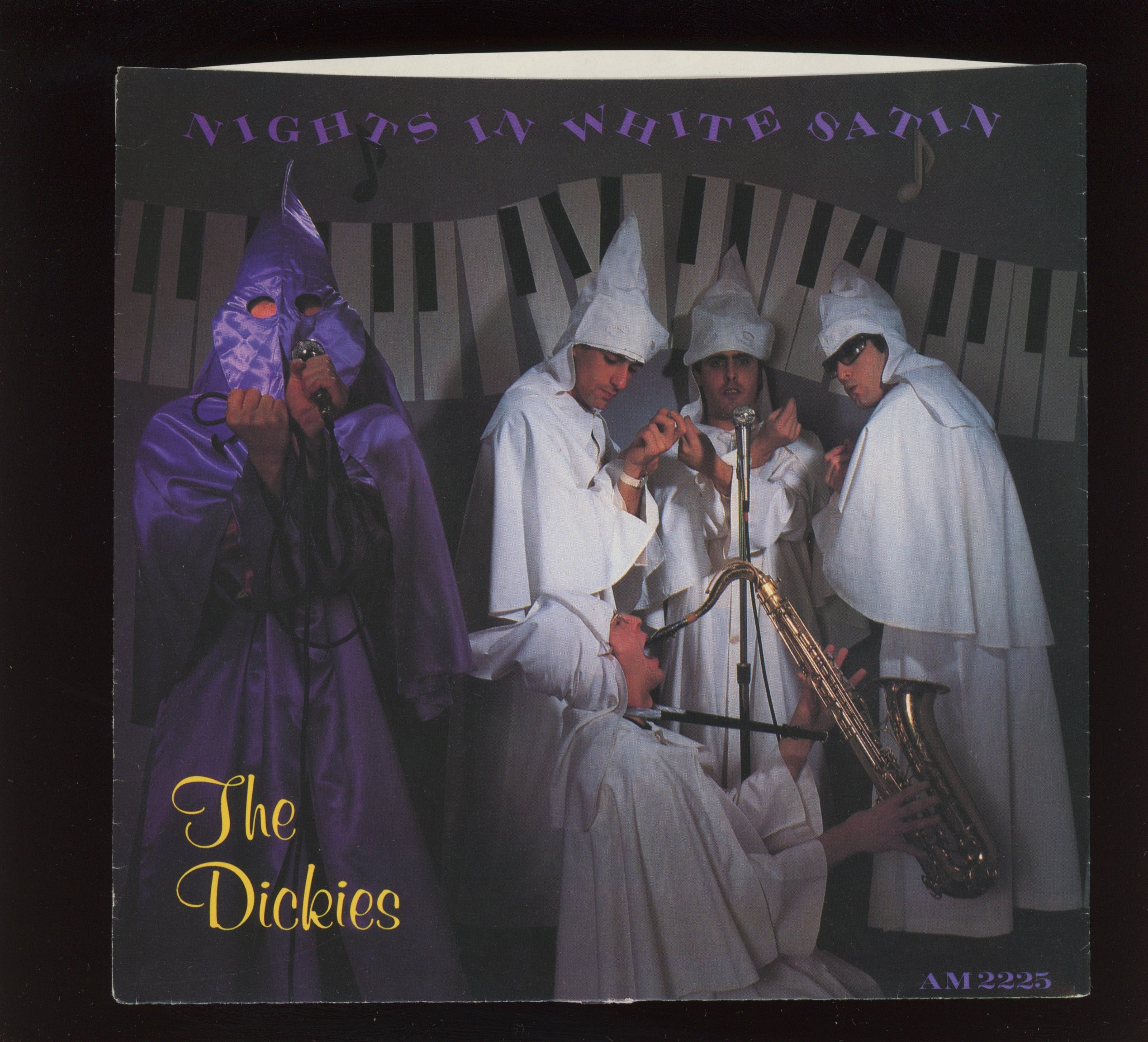 The Dickies - Nights In White Satin on A&M With KKK Picture Sleeve