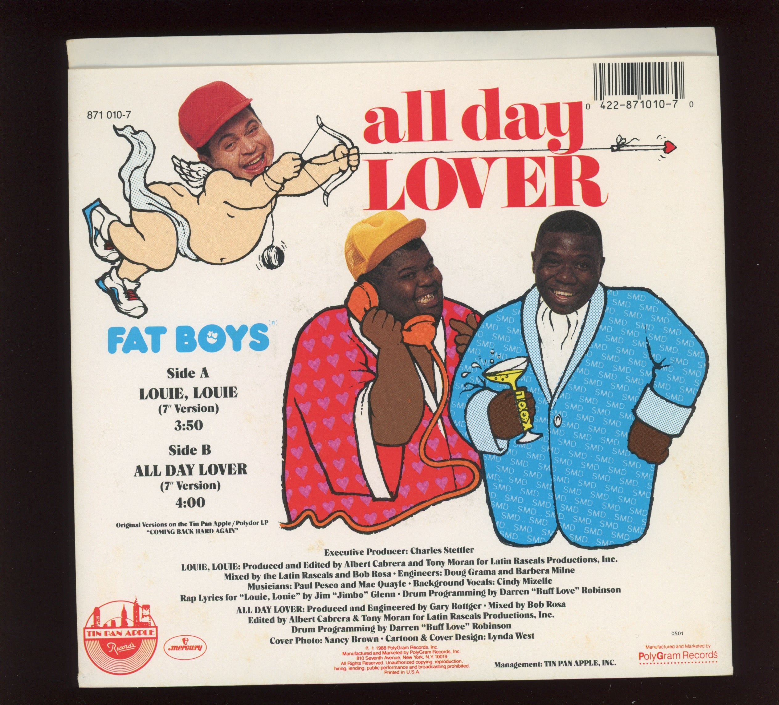 Fat Boys - Louie, Louie on Tin Pan Apple