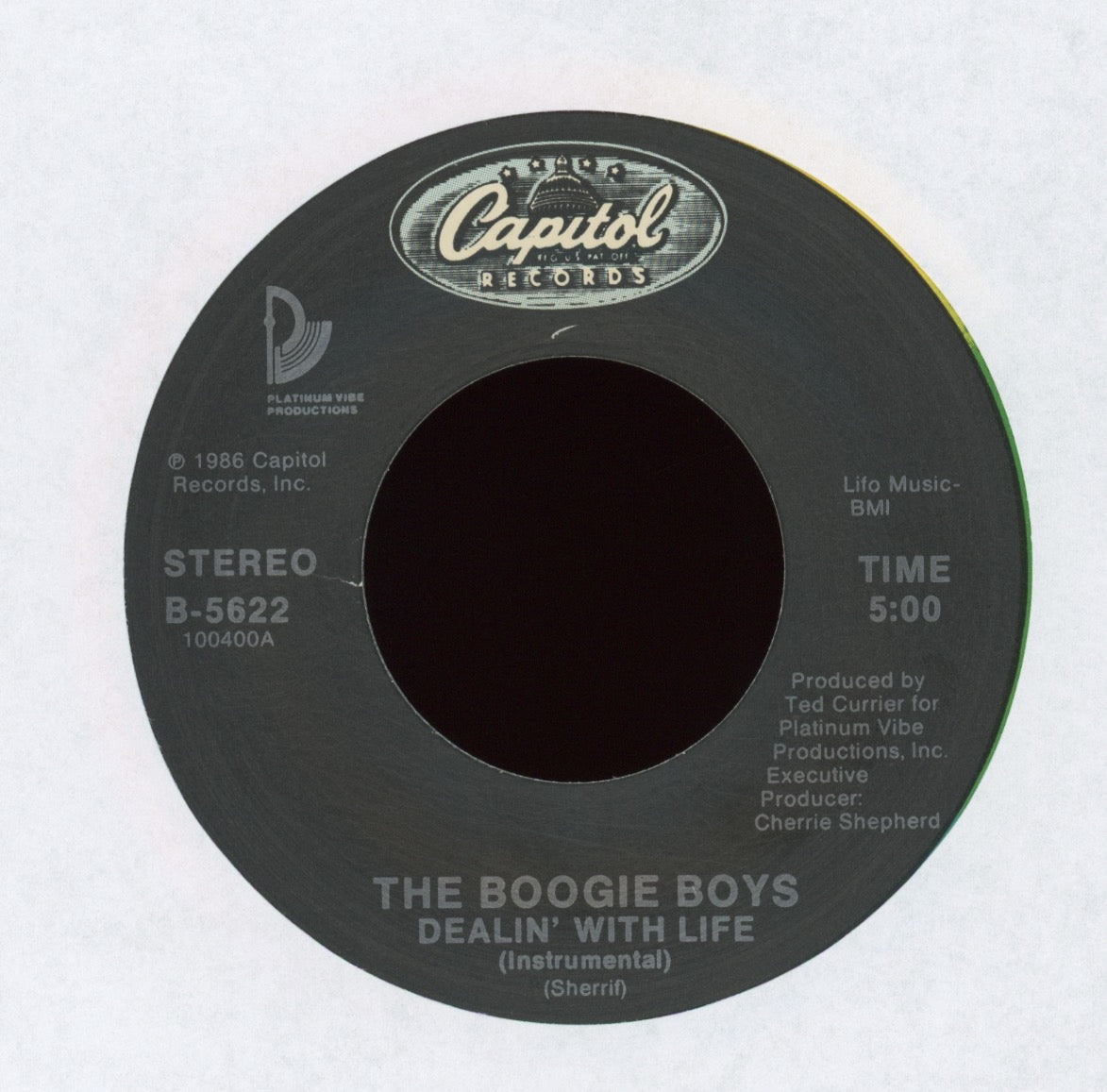 Boogie Boys - Dealin' With Life on Capitol With Picture Sleeve