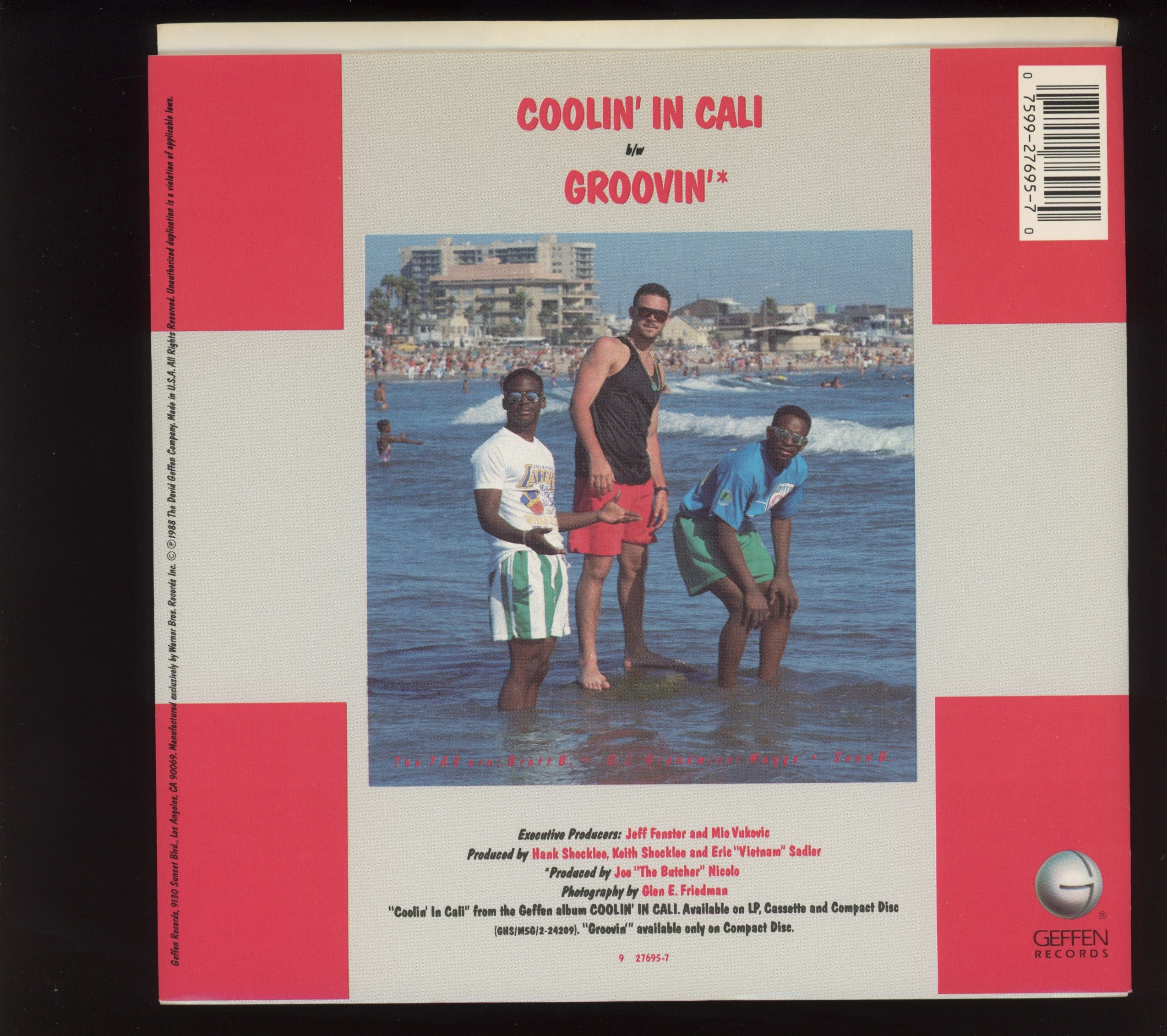 7A3 - Coolin' In Cali on Geffen With Picture Sleeve – Plaid Room
