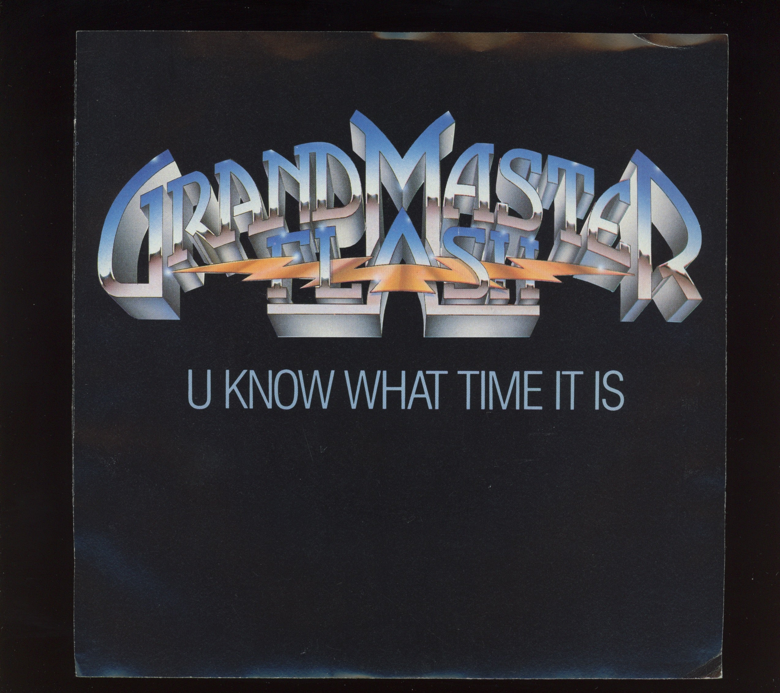 Grandmaster Flash - U Know What Time It Is on Elektra With Picture Sleeve