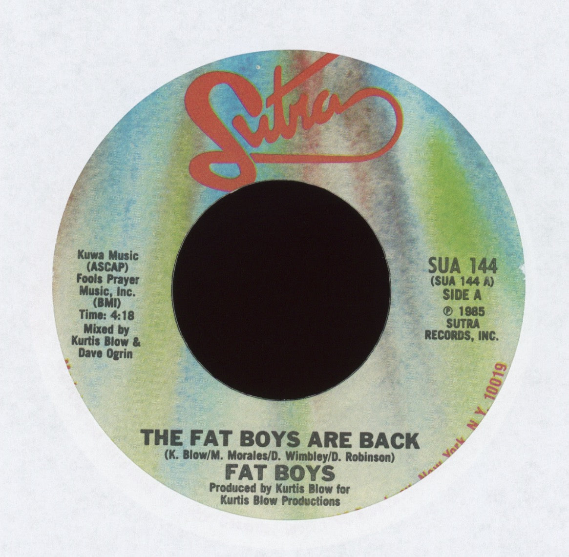 Fat Boys - The Fat Boys Are Back on Kama Sutra