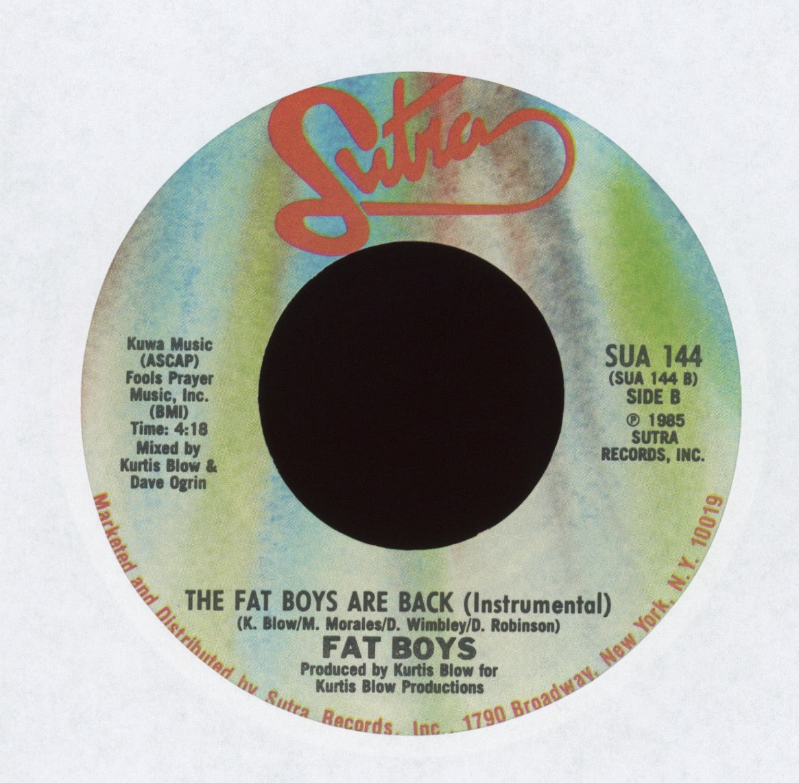 Fat Boys - The Fat Boys Are Back on Kama Sutra