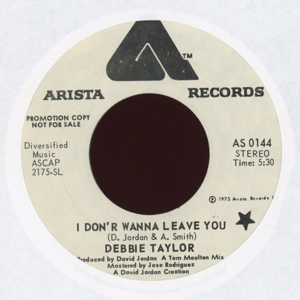 Debbie Taylor - I Don't Wanna Leave You on Arista Promo