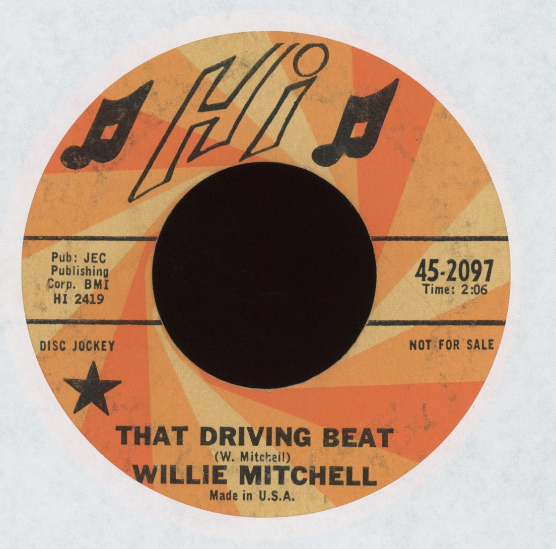 Willie Mitchell - That Driving Beat on Hi Promo