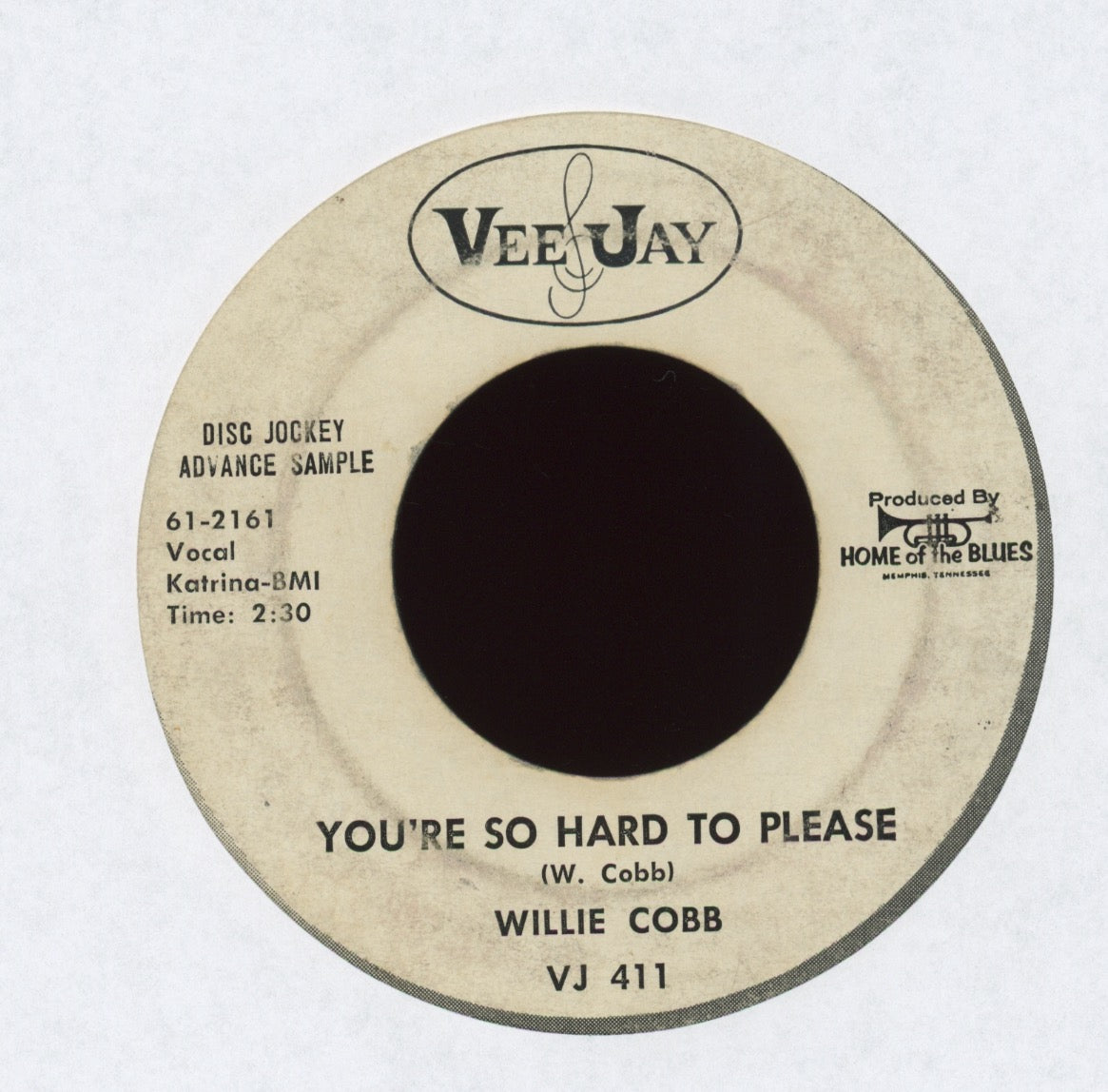 Willie Cobbs - You Don't Love Me on Vee Jay Promo