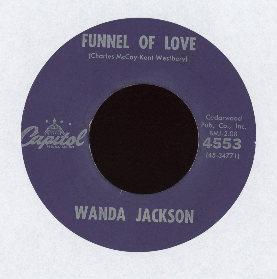 Wanda Jackson - Funnel Of Love on Capitol